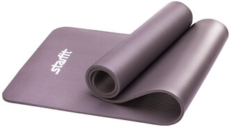 Коврик для йоги Starfit FM-301, 183х58х1 см серый