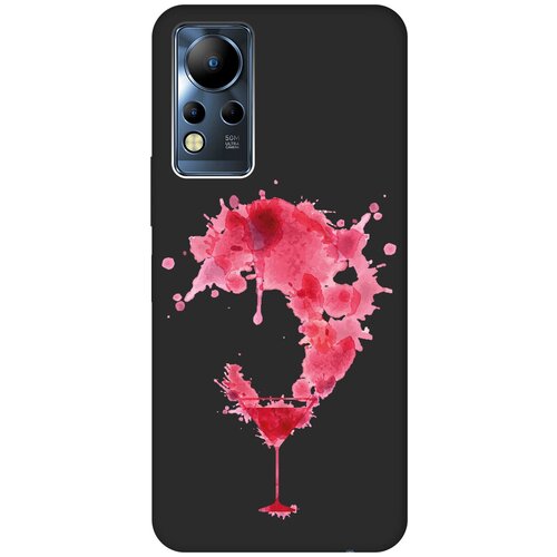 Матовый чехол Cocktail Splash для Infinix Note 12 G88 / Инфиникс Нот 12 с 3D эффектом черный матовый чехол formula для infinix note 12 g88 инфиникс нот 12 с 3d эффектом черный