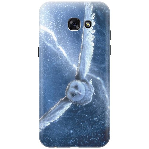 фото Re:paчехол - накладка artcolor для samsung galaxy a5 (2017) с принтом "сова в полёте"