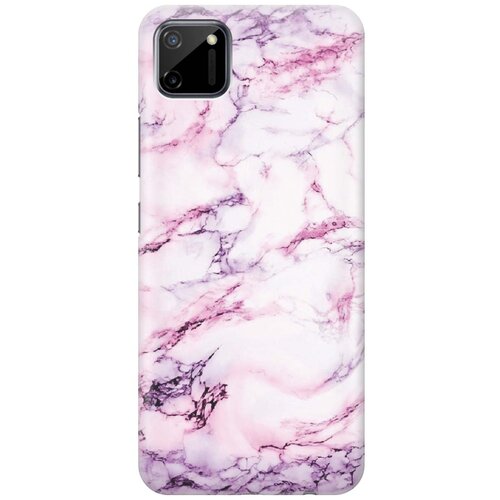 фото Re:pa чехол - накладка artcolor для realme c11 с принтом "фиолетовый мрамор"