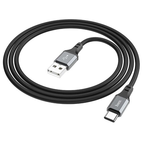 Data кабель USB HOCO X86 Type C, 3A, 1 метр, черный usb кабель hoco x86 2 4a 1 метр для iphone черный