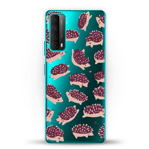 фото Силиконовый чехол ёжики на huawei p smart 2021 andy & paul