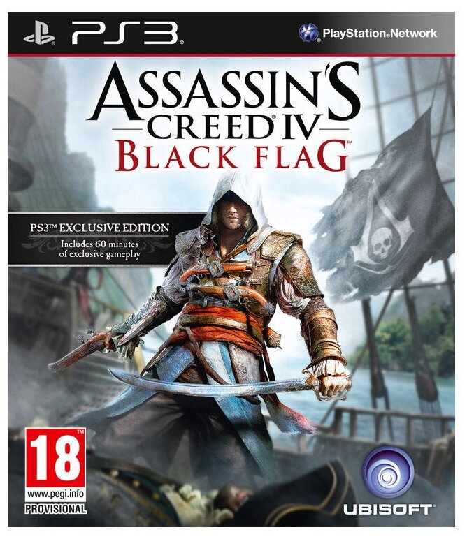 Assassin`s Creed IV. Черный флаг (Black Flag) (PS3)