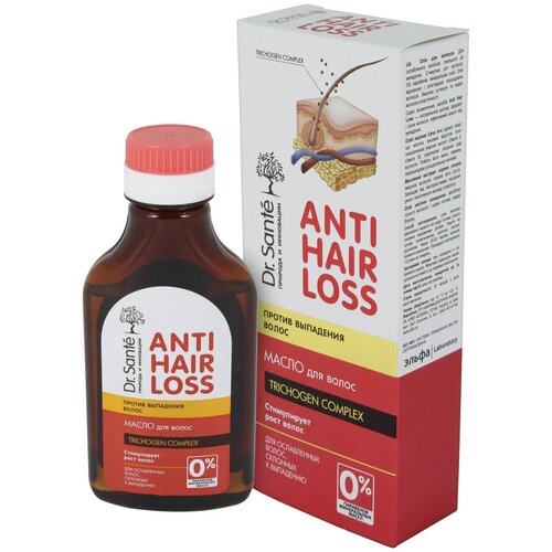 Dr. Sante Anti Hair Loss Масло для волос и кожи головы для активации роста волос, 100 мл