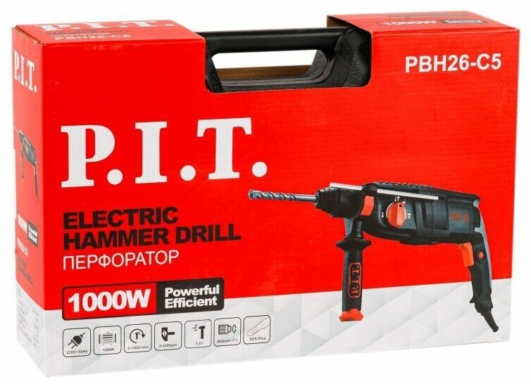 Перфоратор электрический P.I.T. PBH26-C5 1000Вт