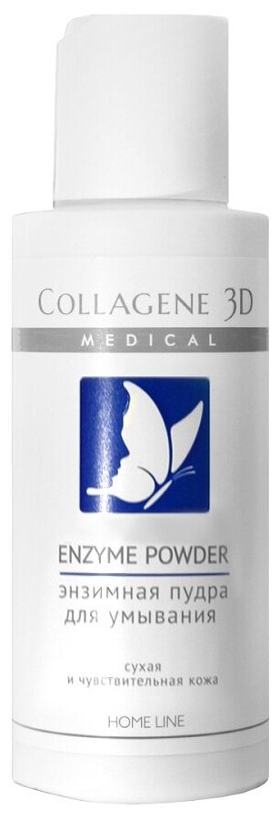 Medical Collagene 3D Enzyme powder - Медикал Коллаген Энзимная пудра для умывания сухой и чувствительной кожи, 75 гр -