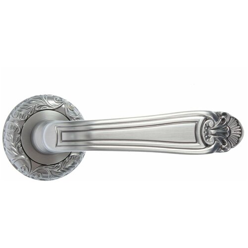 Ручка дверная на розетке LOUVRE SM/HD AS-3, цвет античное серебро ручка дверная на розетке demetra sm hd as 3 цвет античное серебро