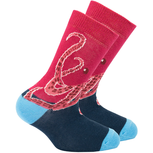 фото Носки socks n socks детские, нескользящие, фантазийные, размер 1-5 us, мультиколор