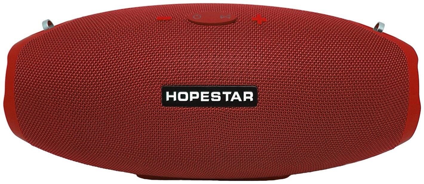 Портативная беспроводная Bluetooth колонка HOPESTAR H25 / 2.1 / 34 Вт / SUPER BASS / блютуз колонка / красная