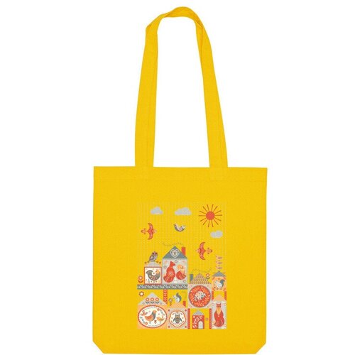 фото Сумка шоппер us basic, желтый