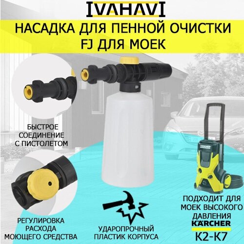 Насадка для пенной очистки (пеногенератор) FJ IVAHAVI для моек Karcher K2-K7