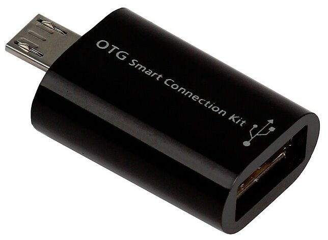 Адаптер Micro-USB to USB-A Smartbuy, черный