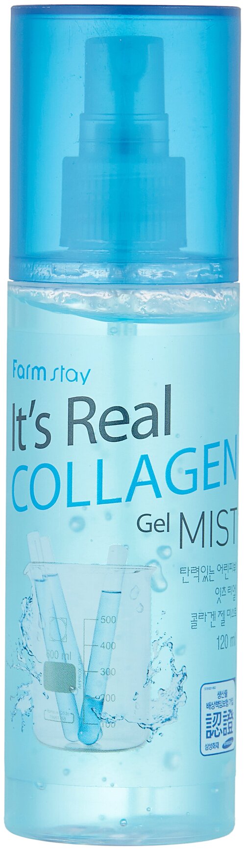 Farmstay Мист для лица с коллагеном Its Real Collagen Gel, 120 мл