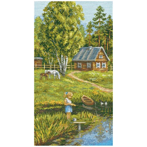 фото Набор для вышивания panna "летние каникулы" 17.5x33 см