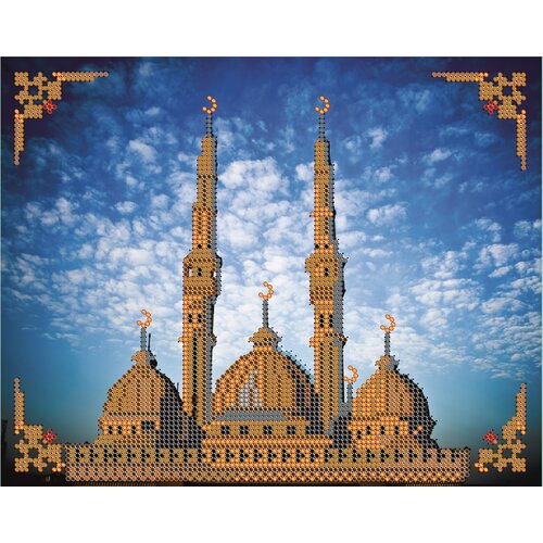 Вышивка бисером картины Мечеть 19*24см вышивка бисером картины дева 19 24см