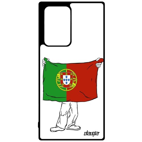фото Чехол для смартфона samsung galaxy note 20 ultra, "флаг португалии с руками" патриот utaupia