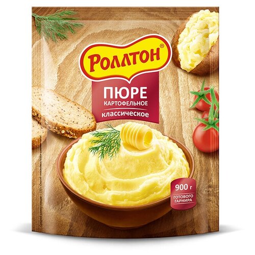 Роллтон Картофельное пюре Роллтон, 120гр , 15 шт.