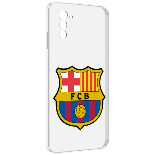 Чехол MyPads ФК FCB Барселона для UleFone Note 12 / Note 12P задняя-панель-накладка-бампер