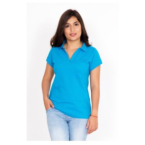 фото Поло lika dress, размер 40, голубой