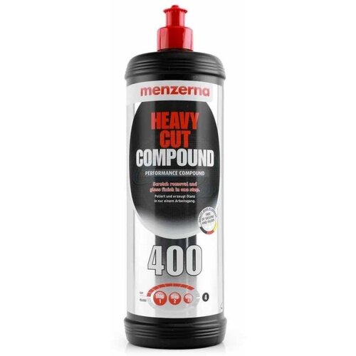 Паста высокоабразивная HCC400 Heavy Cut Compound 400 Menzerna 1 кг 5190₽