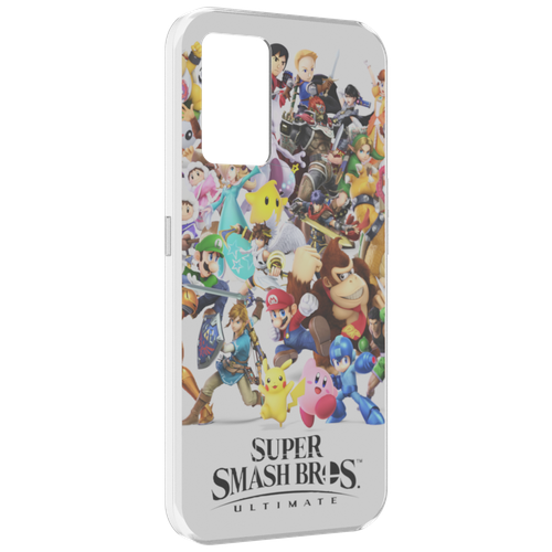 Чехол MyPads Super Smash Bros для Oppo K10 4G задняя-панель-накладка-бампер