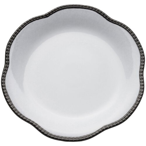 фото Kare design тарелка barock, коллекция "барокко" 28*3*28, керамика, черный