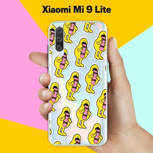 Силиконовый чехол на Xiaomi Mi 9 Lite Желтый человечек / для Сяоми Ми 9 Лайт