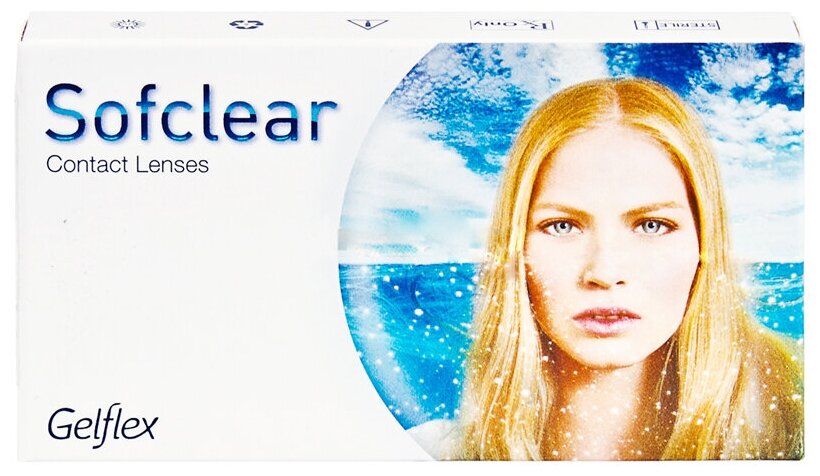 Gelflex Контактные линзы Sofclear Comfort with BioMoist (6 линз) 8.6 -11.5