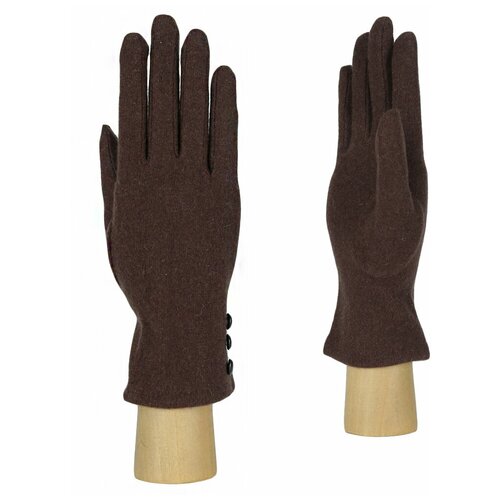 фото Перчатки fabretti, демисезон/зима, размер 7, коричневый