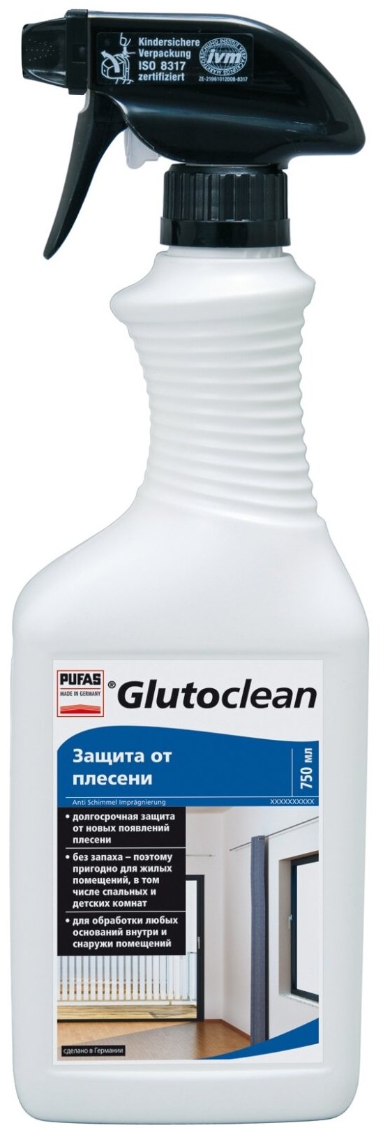 Пуфас Glutoclean N384 Средство для защиты от плесени (0,75л) Anti-Schimmel Impr?gnierung