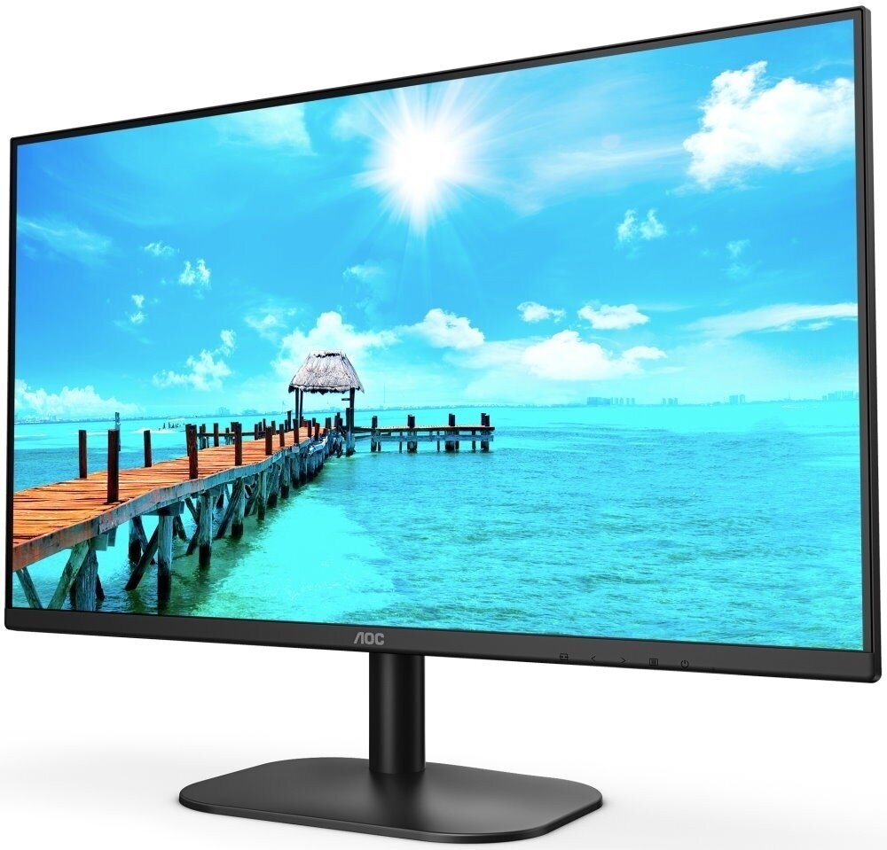 Монитор 27" AOC 27B2H 1920x1080@75Hz IPS LED 16:9 7ms VGA HDMI 20M:1 178/178 250cd 1000:1 Tilt Black