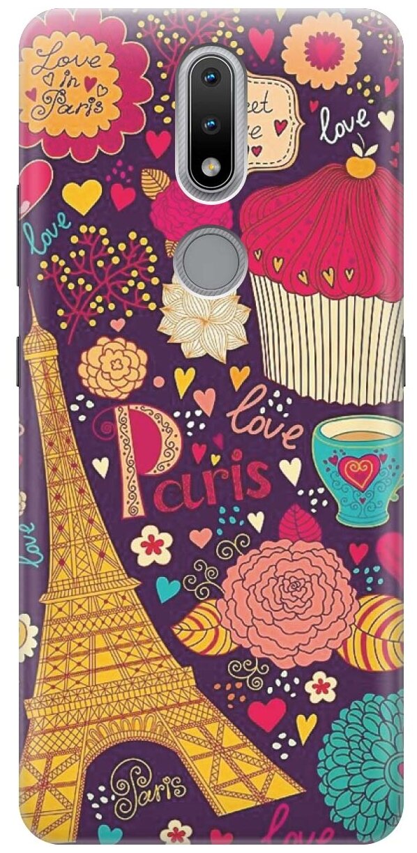 RE: PA Чехол - накладка ArtColor для Nokia 2.4 с принтом "Love in Paris"