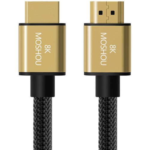 Кабель MOSHOU HDMI 2.1, 8K-60 Гц, 4K-120 Гц, 48 Гбит/с, длина 1 метр