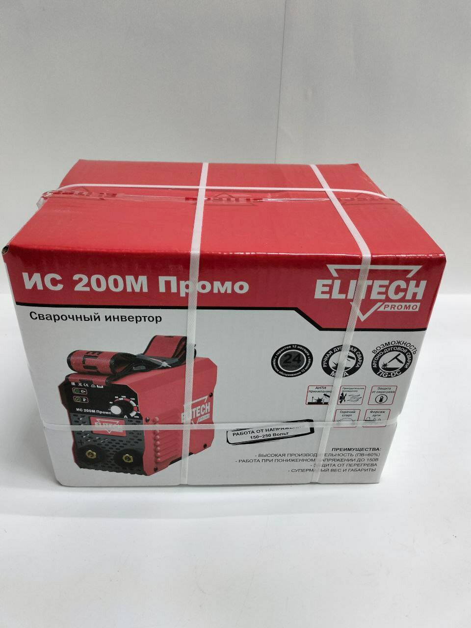 Сварочный аппарат инверторный Elitech ИС 200М, 200 А, до 5 мм