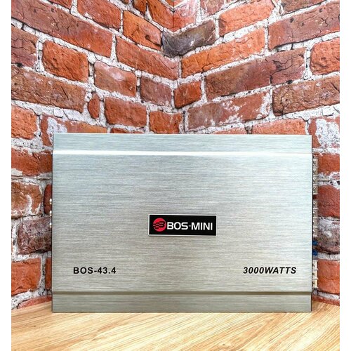 Усилитель звука автомобильный 4 канальный для сабвуфера для колонок 459900₽