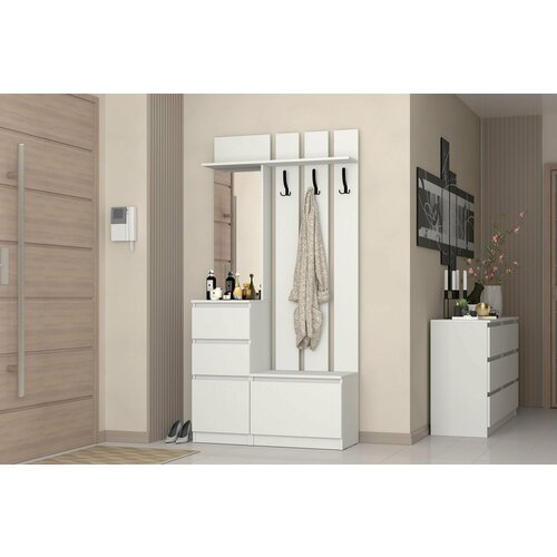 Прихожая Хилтон Белый Текстурный 14237₽