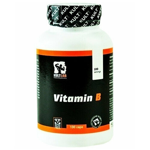 Vitamin B complex Kultlab, 100 капc (Витамин Б) Комплекс витаминов Б