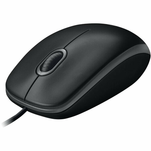 Мышь компьютерная Logitech USB OPTICAL B100 910-006605 мышь проводная logitech b100 белый usb 910 003360