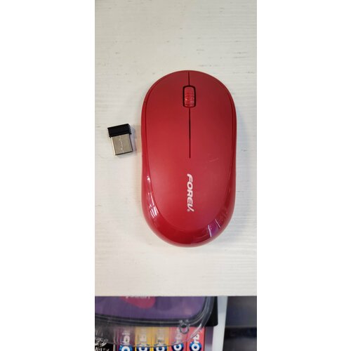 Мышь беспроводная FOREV F-185 красная 48000₽