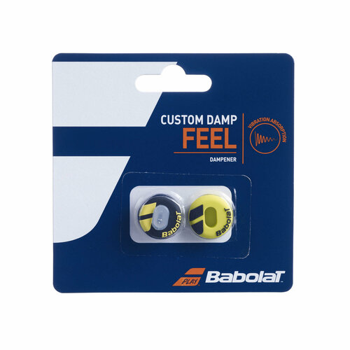 Виброгаситель Babolat Custom Damp x2 Black/Yellow 700040 виброгаситель babolat custom damp feel демпфер