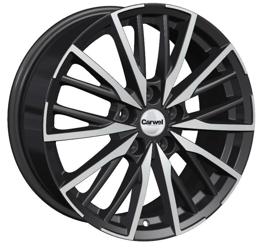 Литые колесные диски Carwel Агма 1719 (Focus/ Kuga/ Volvo XC40/XC70) 7x17 5x108 ET50 D63.3 Чёрный (122249)