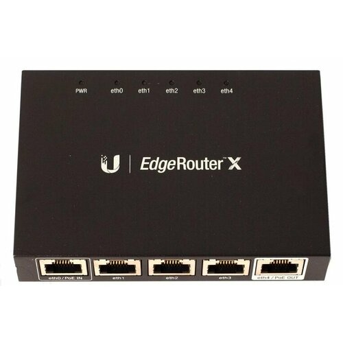 маршрутизатор ubiquiti afi r Маршрутизатор UBIQUITI ER-X (5 портовый)