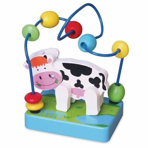 Лабиринт Корова малый в коробке игрушка развивающая оранжевая корова шар в коробке