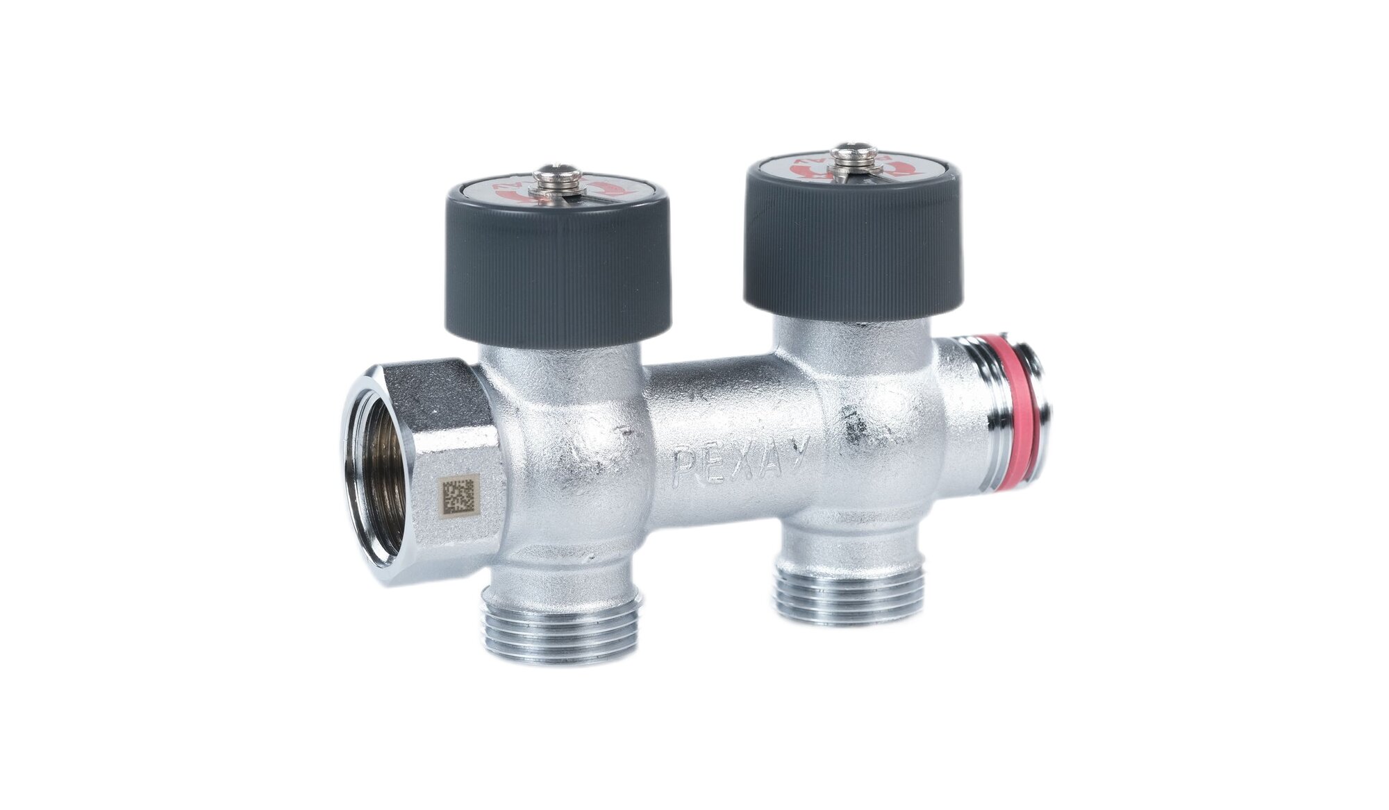 фото Коллектор регулирующий РЕХАУ 3/4" с 3 отводами 3/4" евроконус