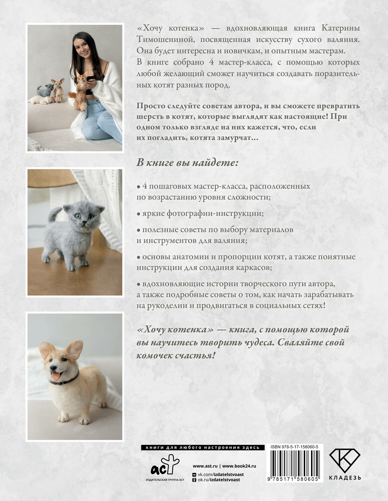 Хочу котенка. Создание реалистичных котят в технике сухого валяния - фото №2