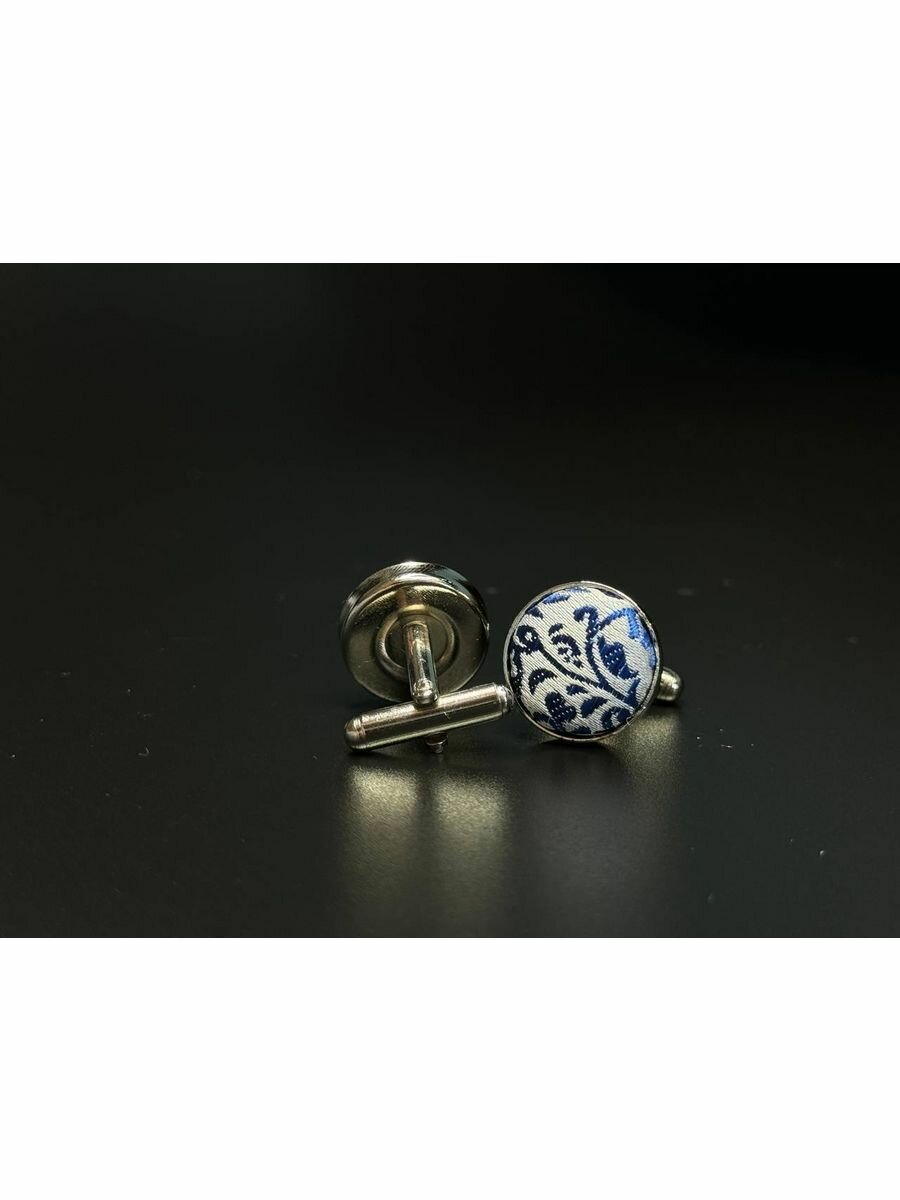 Запонки Tonali Baie, бежевый/голубой — фото 1