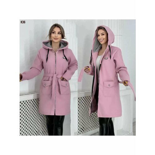 фото Пальто, размер 3xl-50, розовый lmdy