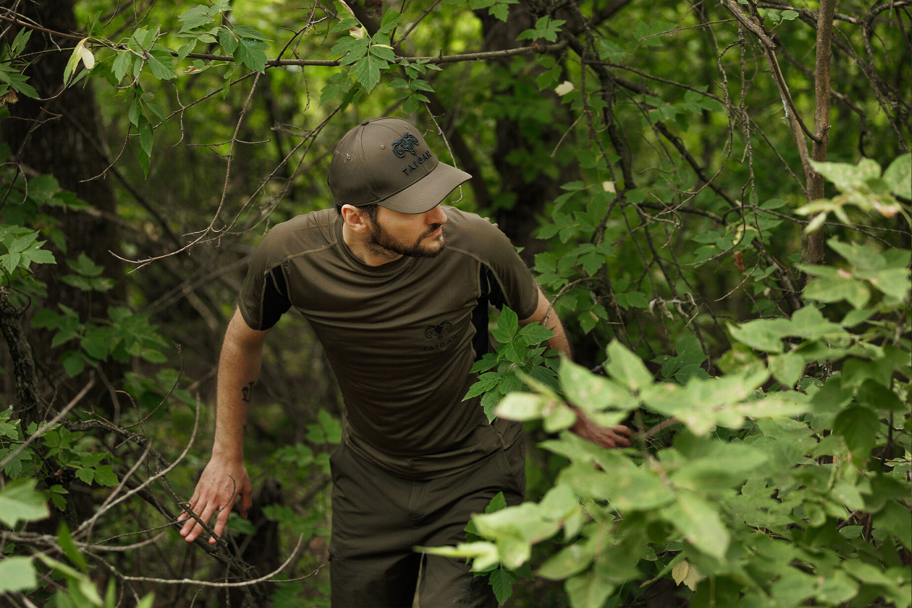 Футболка Taigan Wanderer Olive — фото 1