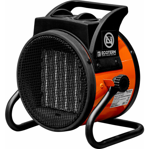 Тепловая пушка электрическая 2 кВт ECOTERM EHR-021F с термостатом ET3722-1 2800₽