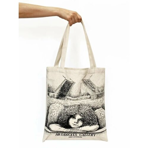 Сумка шоппер ARTANGELS белый 622₽